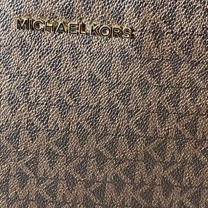 Michael Kors Dark Brown Signature Pattern Bag